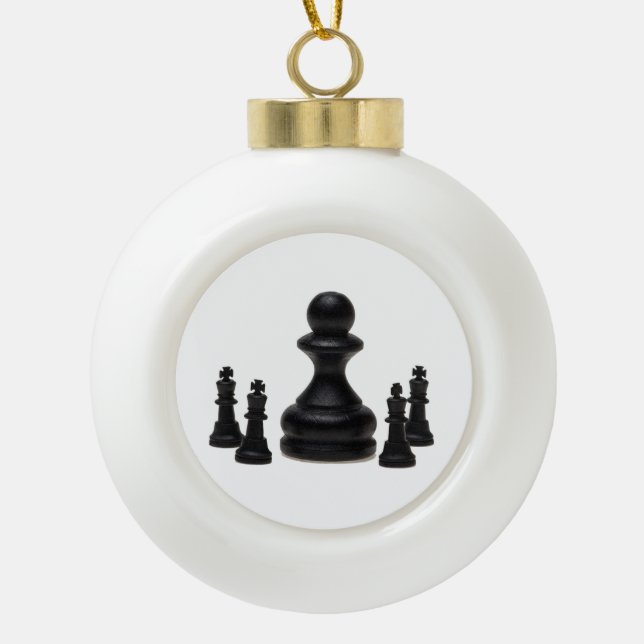 Big Boss Keramik Kugel-Ornament (Vorderseite)