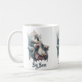 Big Boss Winter Penguin Design Kaffeetasse