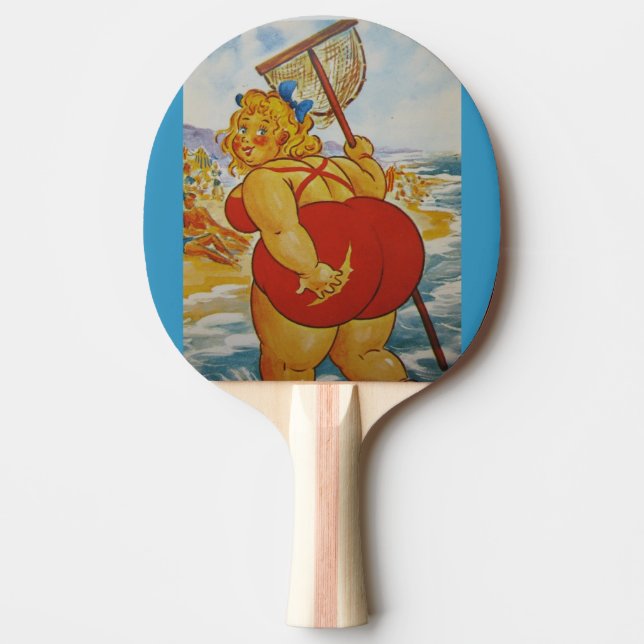 BIG BOTTOMED BEACH MIRL BBW PONG PADDLES TISCHTENNIS SCHLÄGER (Vorderseite)