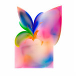 Big Bow-Geschenkboxen Fotoskulptur Magnet<br><div class="desc">Geschenkboxen mit großer Verbeugung in Form von sonnigen Ohren oder Blume. Oster,  Geburtstag oder Jubiläum Grußbild.</div>