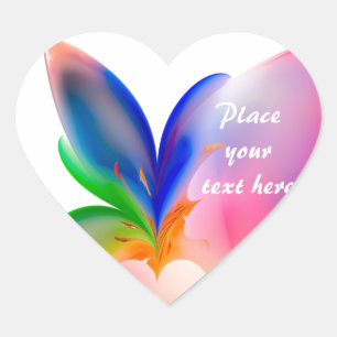 Big Bow-Geschenkboxen Herz-Aufkleber