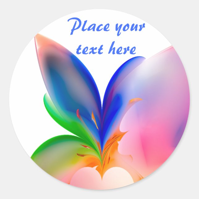 Big Bow-Geschenkboxen Runder Aufkleber (Vorderseite)