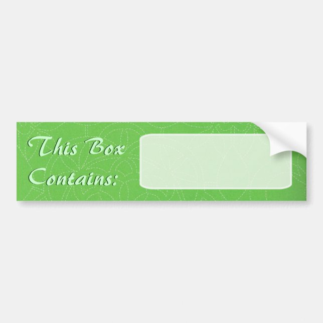 Big-Box-Label Autoaufkleber (Vorne)