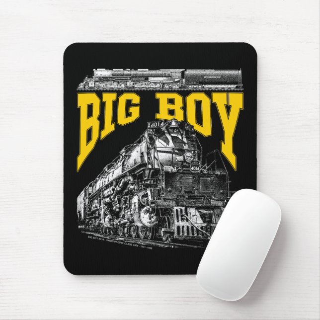 Big Boy 4014 Union Pacific Class 4000. Steam Loco. Mousepad (Mit Mouse)