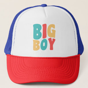 Big Boy Lustigen Sprüche Kinder Kleinkind Truckerkappe