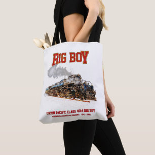 Big Boy Vintag Steam Train American Locomotive Tasche