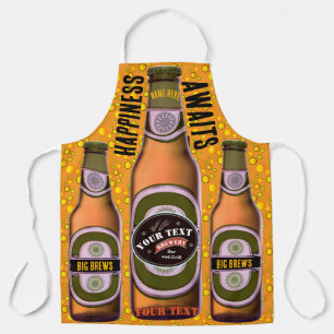 BIG BREWS Glück wartet Schürze