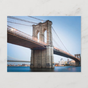 Big Bridge in New York Postcard Postkarte