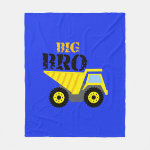Big Bro Bau Gelber Sprungwagen Fleecedecke