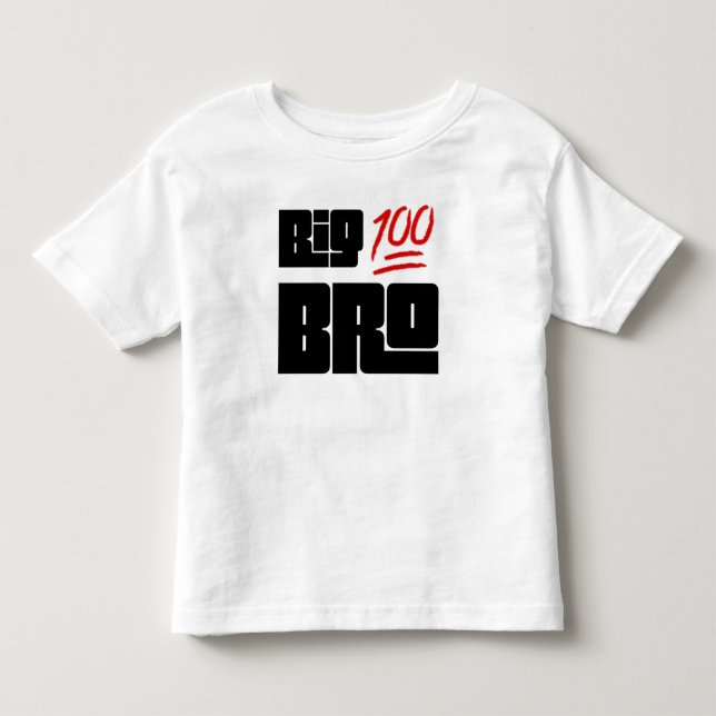 💯 Big Bro Kleinkind T-shirt (Vorderseite)