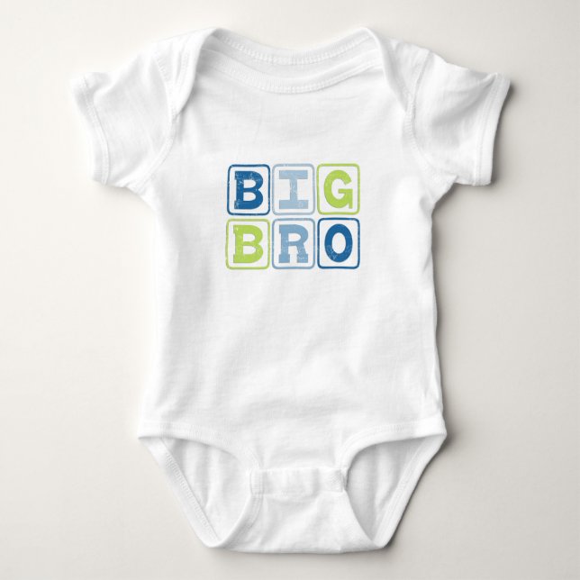 BIG BRO KONTUR BLOCKS BABY STRAMPLER (Vorderseite)