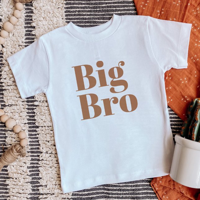 Big Bro | Rust Matching Sibling Family Baby T-shirt (Von Creator hochgeladen)