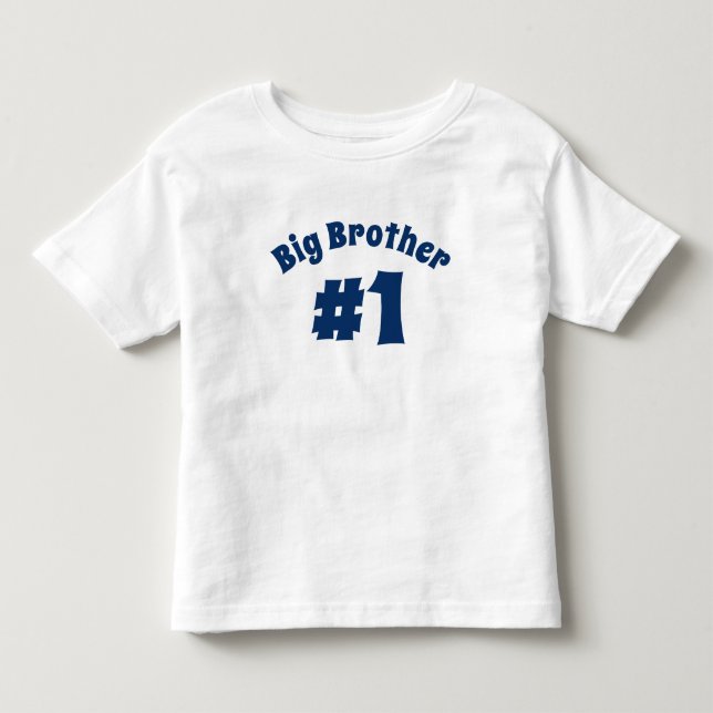 Big Brother #1 individuell anpassbar Kleinkind T-shirt (Vorderseite)