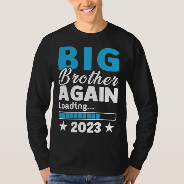 Big Brother 2023 Loading Baby Announcement First T T-Shirt (Vorderseite)