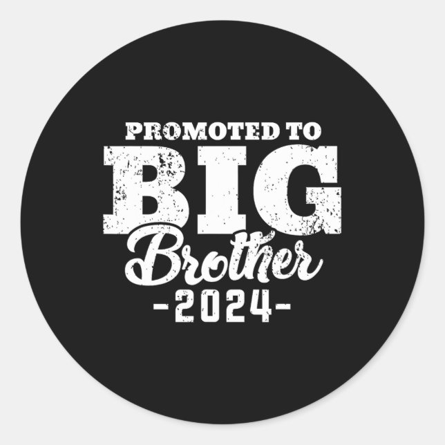 Big Brother 2024 für Kleinkind Jugend Schwangersch Runder Aufkleber (Vorderseite)