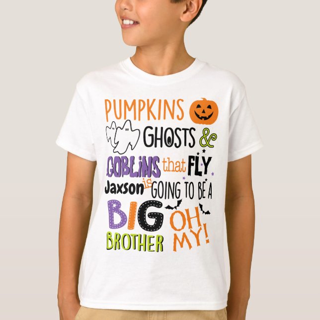 Big Brother Announcement Shirt Halloween (Vorderseite)