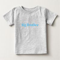 Big Brother, Anpassung mit Namen, Text Baby T-Shir