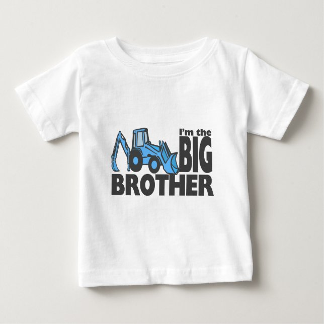 Big Brother Backhoe Baby T-shirt (Vorderseite)