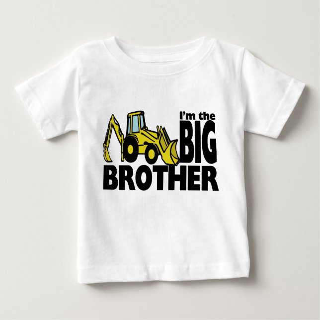 Big Brother Backhoe Baby T-shirt (Vorderseite)