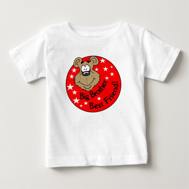 Big Brother Best Friend Baby T-shirt (Vorderseite)