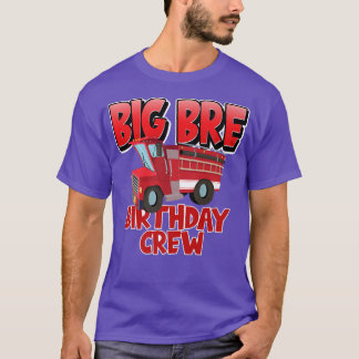 Big Brother Birthday Crew Feuerwehrmann Feuerwehrm T-Shirt