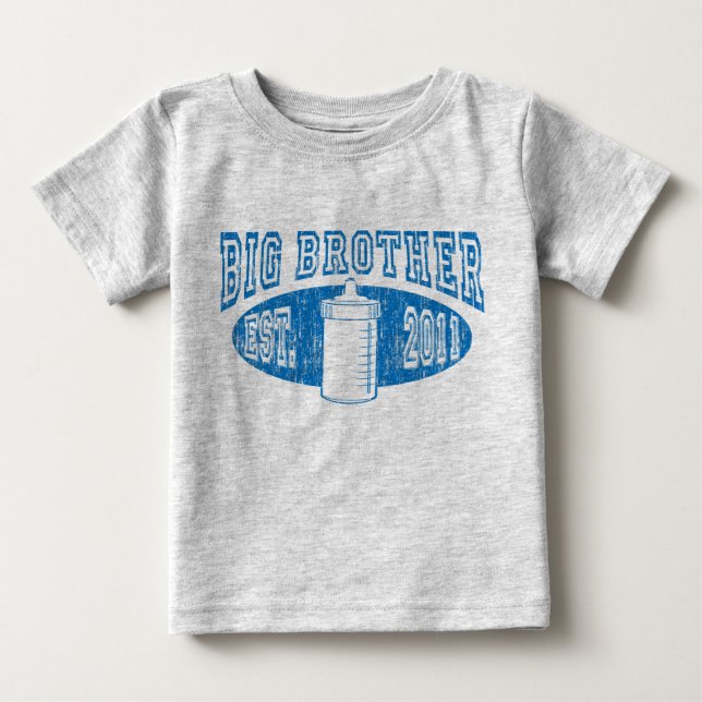 Big Brother Bottle gestört Baby T-shirt (Vorderseite)