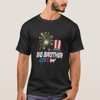 Big Brother Crew 4. Juli Patriotic American Fa T-Shirt