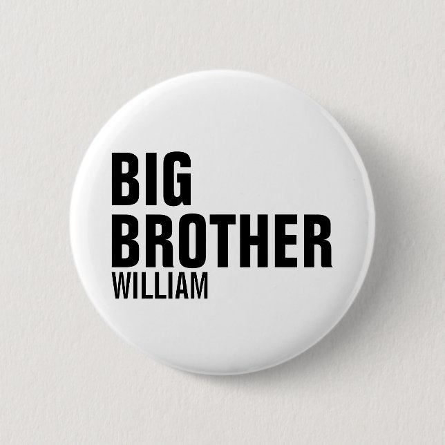 Big Brother Custom Round Button (Vorderseite)