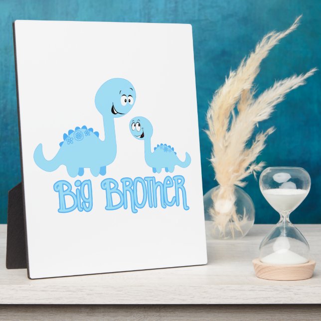Big Brother Dinosaur Fotoplatte (Seite)