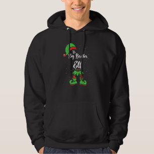 Big Brother Elf Matching Familie Weihnachten Pajam Hoodie