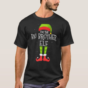 Big Brother Elf Matching Family Group Weihnachten  T-Shirt