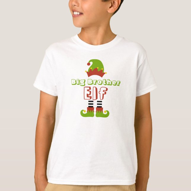 Big Brother Elf Weihnachten Weihnachten Weihnachte T-Shirt (Vorderseite)