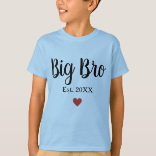 Big Brother etablierte Jahr Kleines Herz Custom T-Shirt