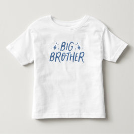 Big Brother farbenfroh leuchtend blau Kleinkind T-shirt