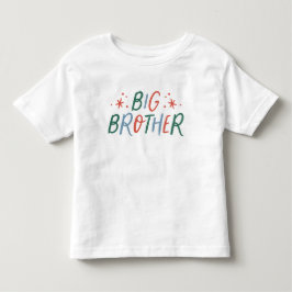 Big Brother farbenfroh rot und grün Kleinkind T-shirt