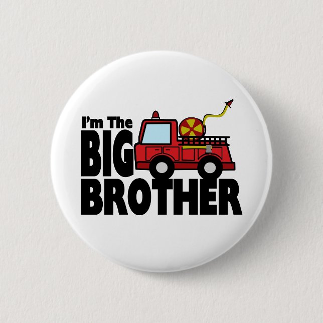 Big Brother Fire Truck Button (Vorderseite)