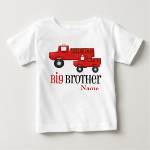 Big Brother Fire Truck Personalisiertes Shirt