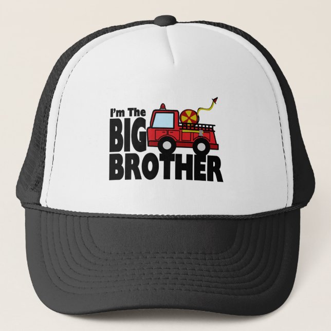 Big Brother Fire Truck Truckerkappe (Vorderseite)