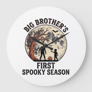 Big Brother Halloween Erste Gruselige Saison Vinta Große Wanduhr