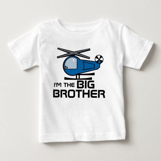 Big Brother Helicopter Baby T-shirt (Vorderseite)
