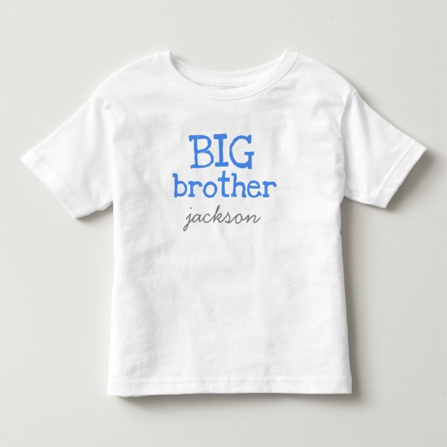 Big Brother individuell Kleinkind T-shirt (Vorderseite)