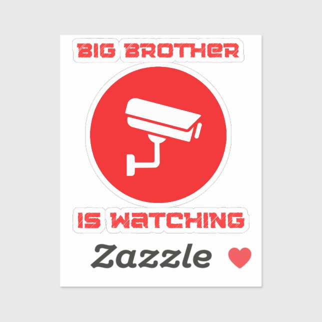 Big Brother is Watching  1984 ingsoc Aufkleber (Blatt)