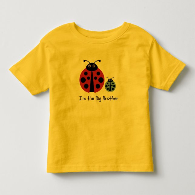 Big Brother Ladybird-Shirt Kleinkind T-shirt (Vorderseite)