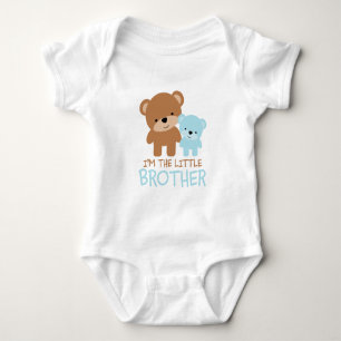 Big Brother Little Brother Bear Baby Strampler