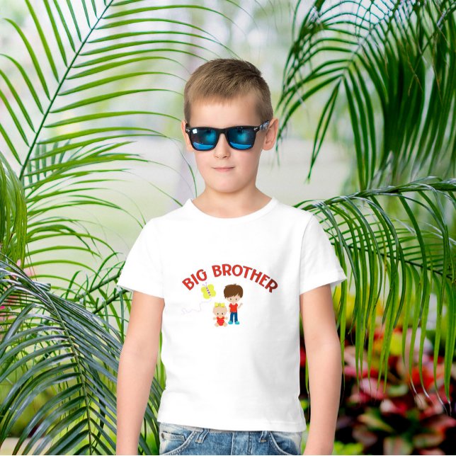 Big Brother mit Baby Schwester Proud Brother T-Shirt (Von Creator hochgeladen)