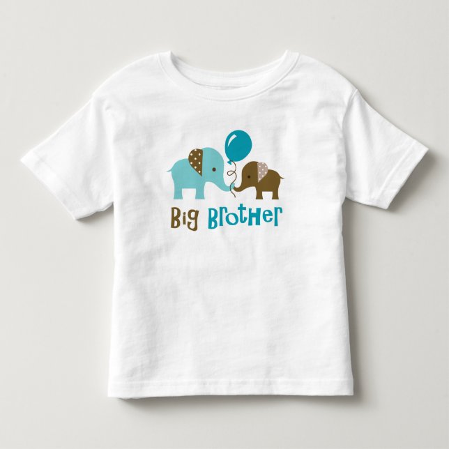 Big Brother - Mod Elephant Kleinkind T-shirt (Vorderseite)
