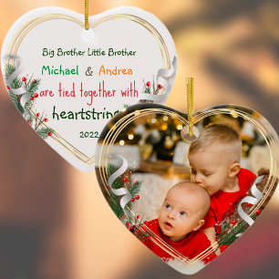 Big Brother New Baby Photo Gold Frame personnalisé