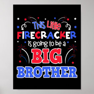 Big Brother Niedlich 4. Juli Schwangerschaftsankün Poster