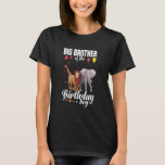 Big Brother of The Birthday Boy Safari T-Shirt<br><div class="desc">Big Brother of The Birthday Boy Safari</div>