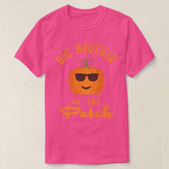 Big Brother Of The Patch Pumpkin N Matching Family T-Shirt (Design vorne)